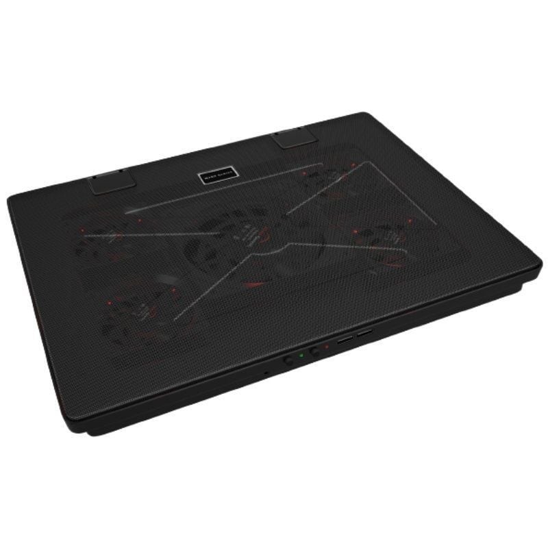 Soporte Refrigerante Mars Gaming MNBC2 para Portátiles hasta 17.3″/ Iluminación LED