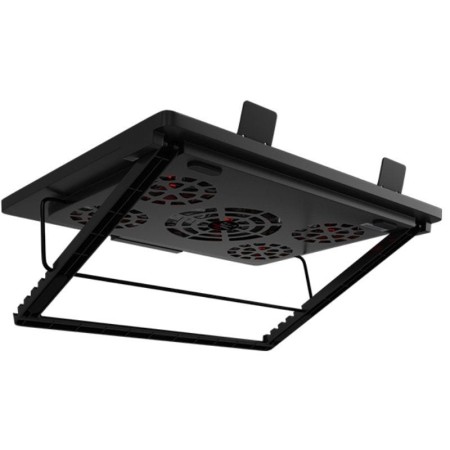 Soporte Refrigerante Mars Gaming MNBC2 para Portátiles hasta 17.3″/ Iluminación LED