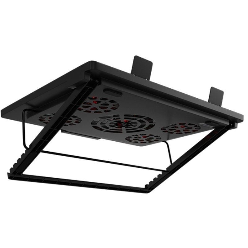 Soporte Refrigerante Mars Gaming MNBC2 para Portátiles hasta 17.3″/ Iluminación LED