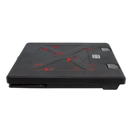 Soporte Refrigerante Mars Gaming MNBC2 para Portátiles hasta 17.3″/ Iluminación LED