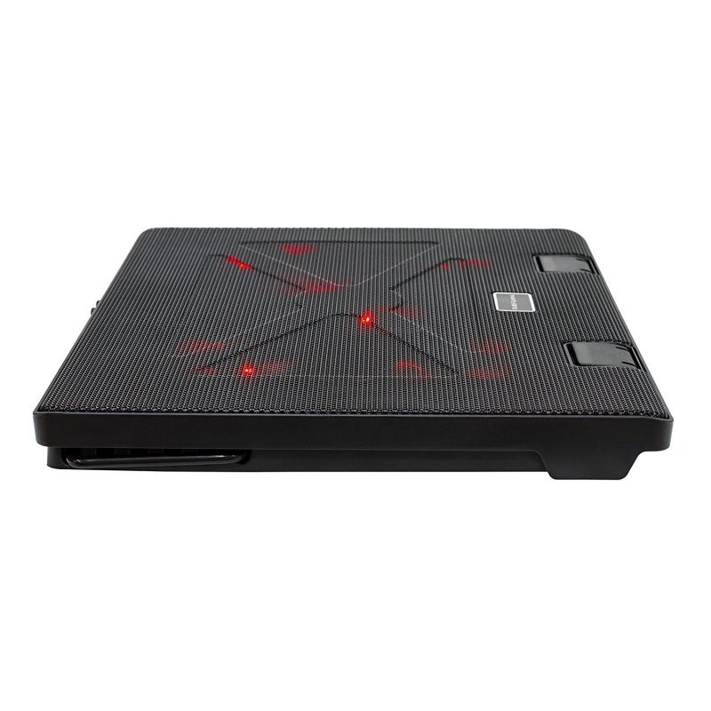 Soporte Refrigerante Mars Gaming MNBC2 para Portátiles hasta 17.3″/ Iluminación LED