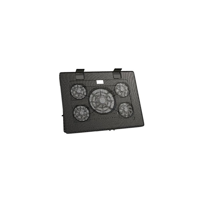 Soporte Refrigerante Mars Gaming MNBC2 para Portátiles hasta 17.3″/ Iluminación LED