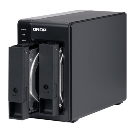 DAS QNAP TR-002/ 2 Bahías 3.5″- 2.5″/ Formato Torre