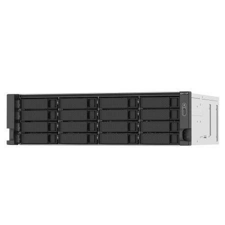 Servidor nas qnap ts - 1673au - rp - 16g 16 bahias 3u rack 16gb gigabit ethernet