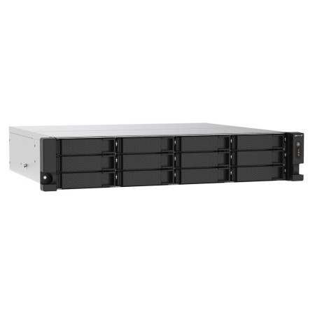 Servidor nas qnap ts - 1273au - rp - 8g 12 bahias 2u rack 8gb gigabit ethernet