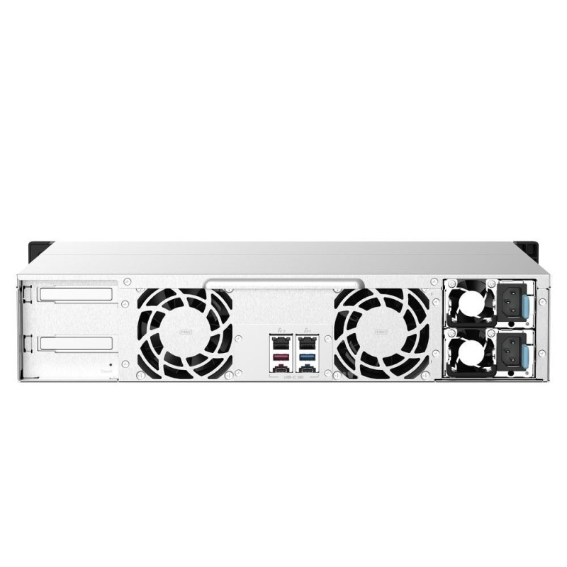 Servidor nas qnap ts - 1273au - rp - 8g 12 bahias 2u rack 8gb gigabit ethernet