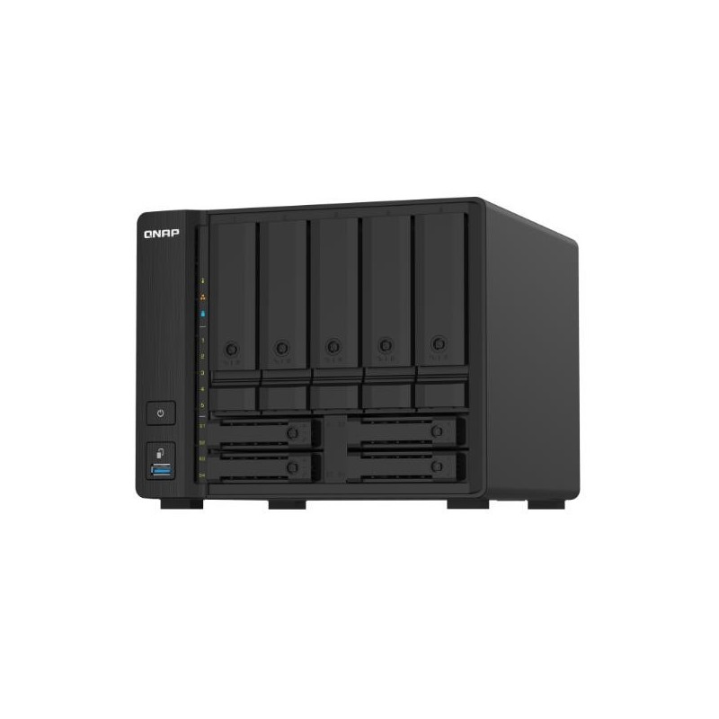 Servidor nas qnap ts - 932px - 4g 9 bahias 4gb gigabit ethernet