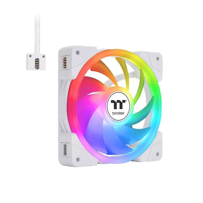 Ventilador caja thermaltake swafan ex14 argb 3x 140mm blanco