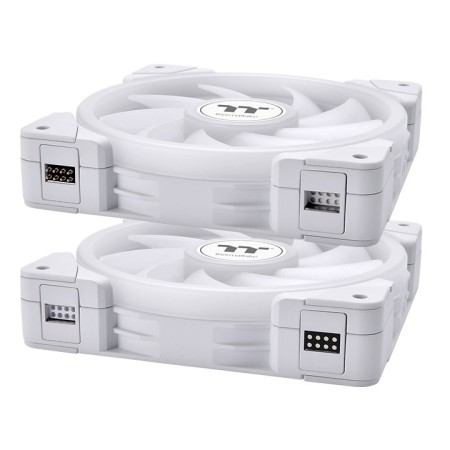 Ventilador caja thermaltake swafan ex14 argb 3x 140mm blanco