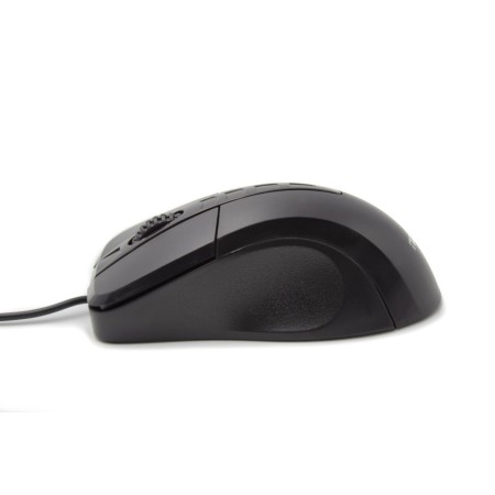 Nilox Ratón Óptico MOUSB1001 1000 dpi Negro