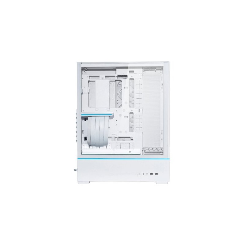 Caja ordenador gaming lian li lancool sup01 atx cristal templado blanco