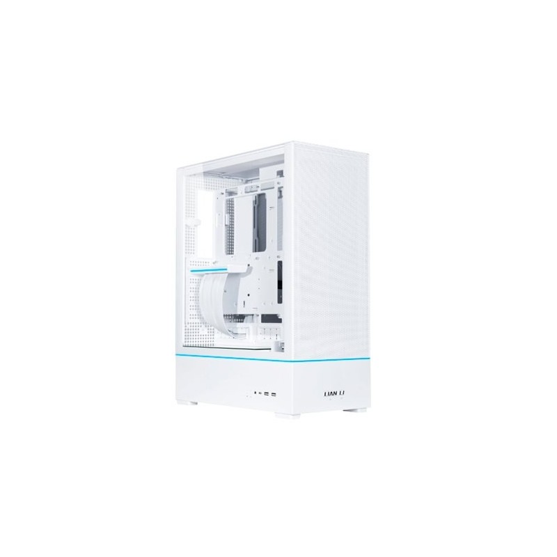 Caja ordenador gaming lian li lancool sup01 atx cristal templado blanco