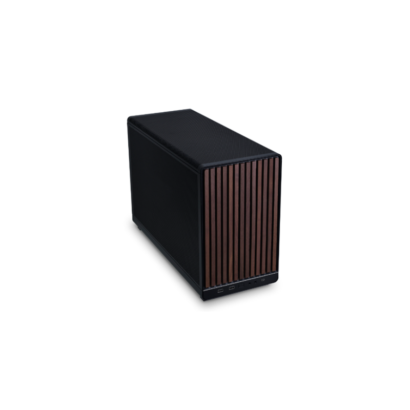 Caja ordenador lian li x dan a3 mini atx madera negra
