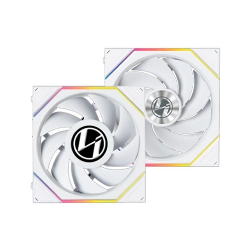 Ventilador caja lian li unifan tl - lcd wireless argb 120mm white