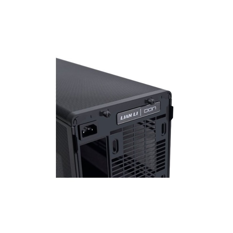 Caja ordenador gaming lian li a3 matx cristal templado madera negra