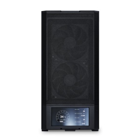 Caja ordenador gaming lian li lancool 207 lcd atx argb cristal templado negra