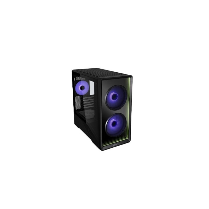 Caja ordenador gaming lian li vector v150 matx argb cristal templado negro