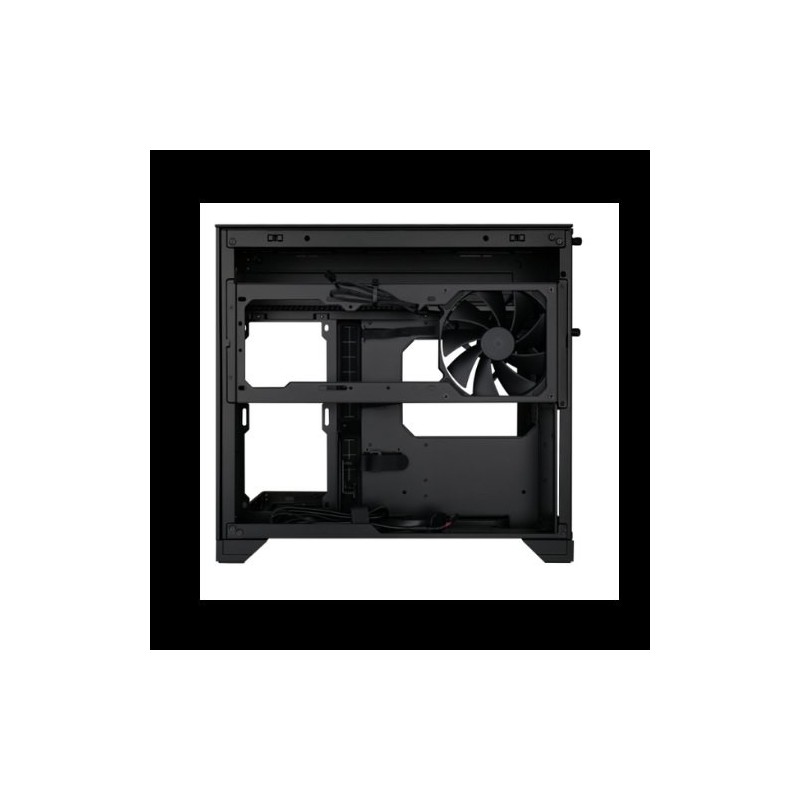 Caja ordenador gaming lian li o11 vision - m matx cristal templado negra