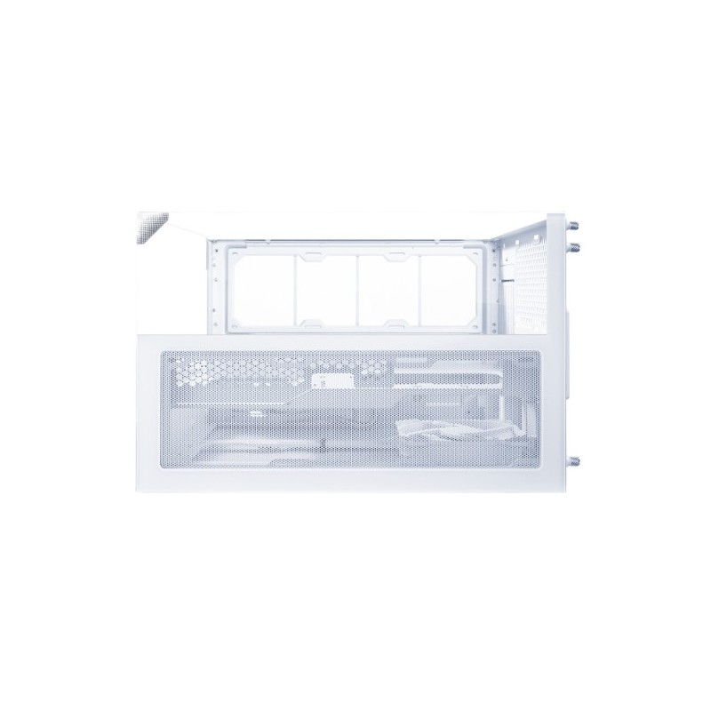 Caja ordenador gaming lian li one vision m matx cristal templado blanca