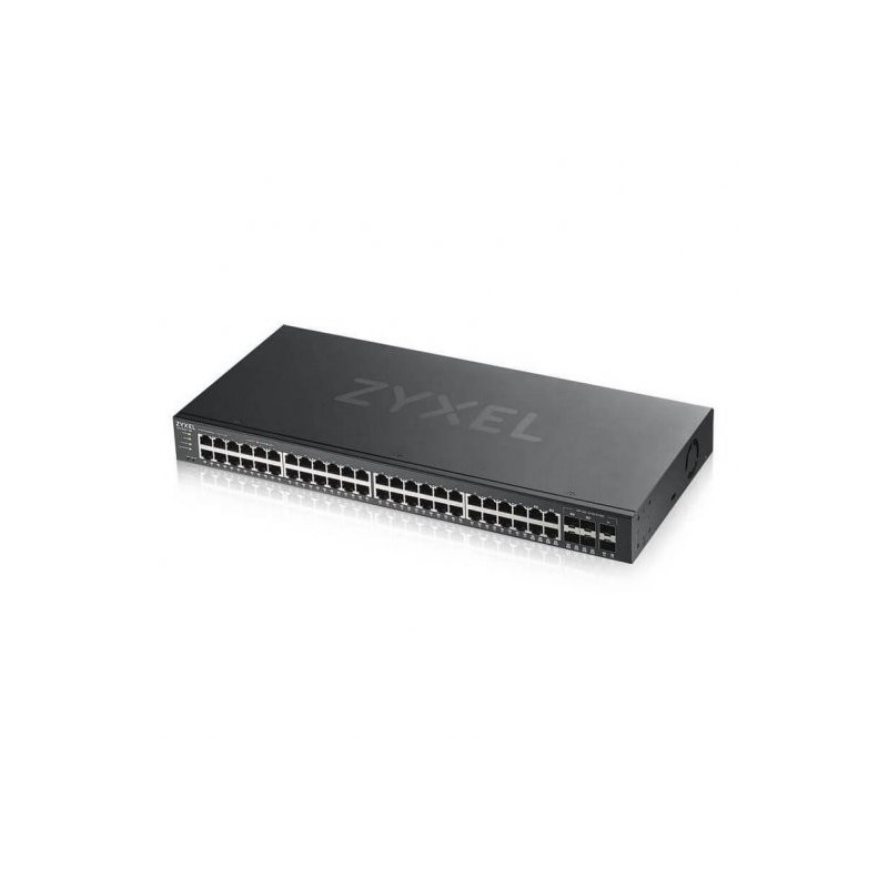 Switch 50 puertos zyxel gs1920 - 48v2 - eu0101f gestionable 44 puertos gigabit ethernet + 4 puertos sfp combo + 2 puertos sfp
