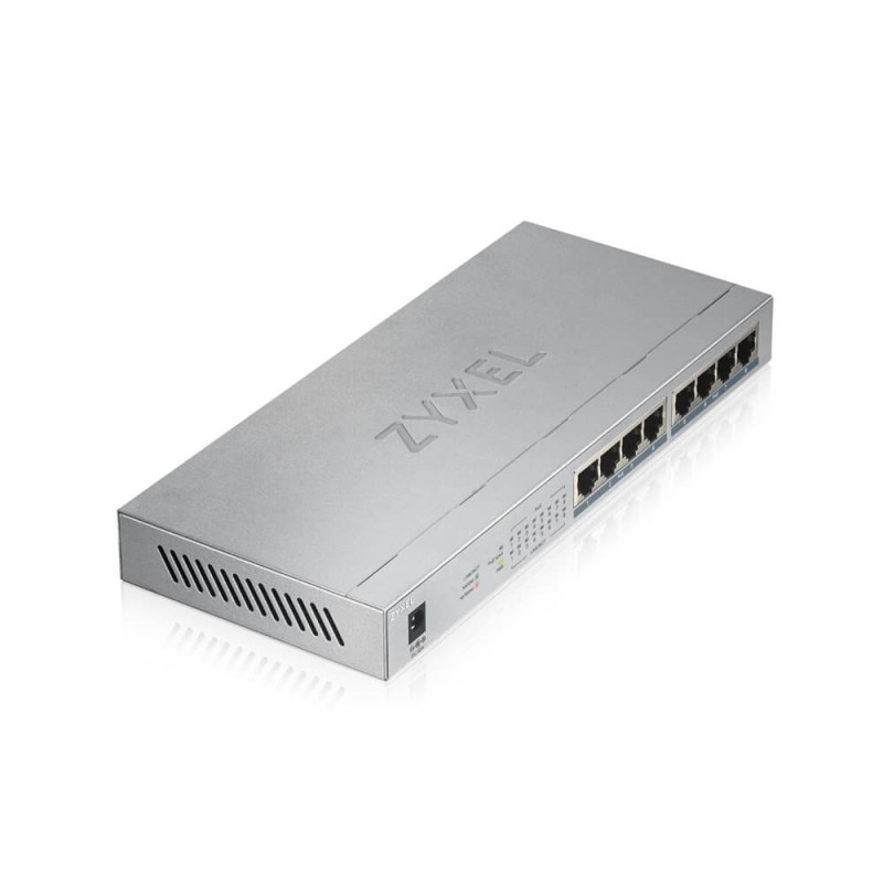 Switch 8 puertos zyxel - gestionable - poe - full duplex 10 - 100 - 1000