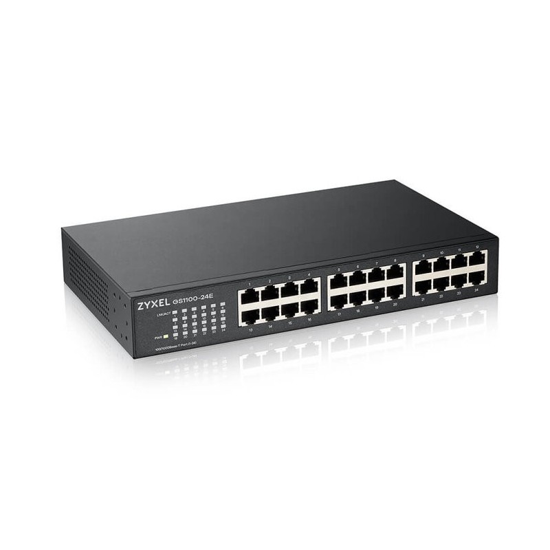 Switch 24 puertos zyxel gigabit ethernet no gestionable v3