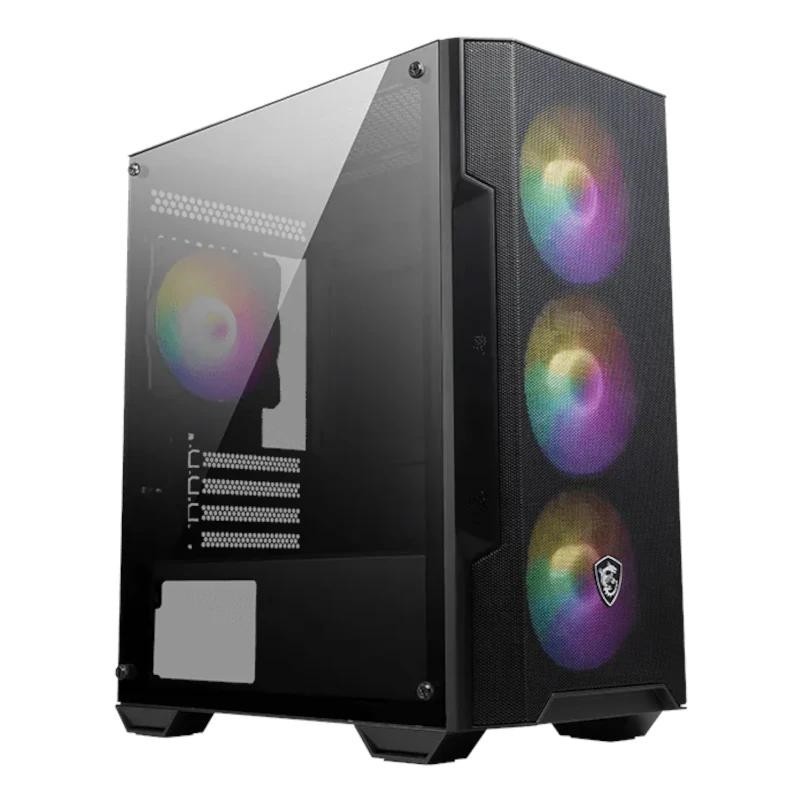 Caja ordenador gaming msi mag forge m100a m - atx 4 x 120mm 1 x usb 3.2 2 x usb 2.0 rgb