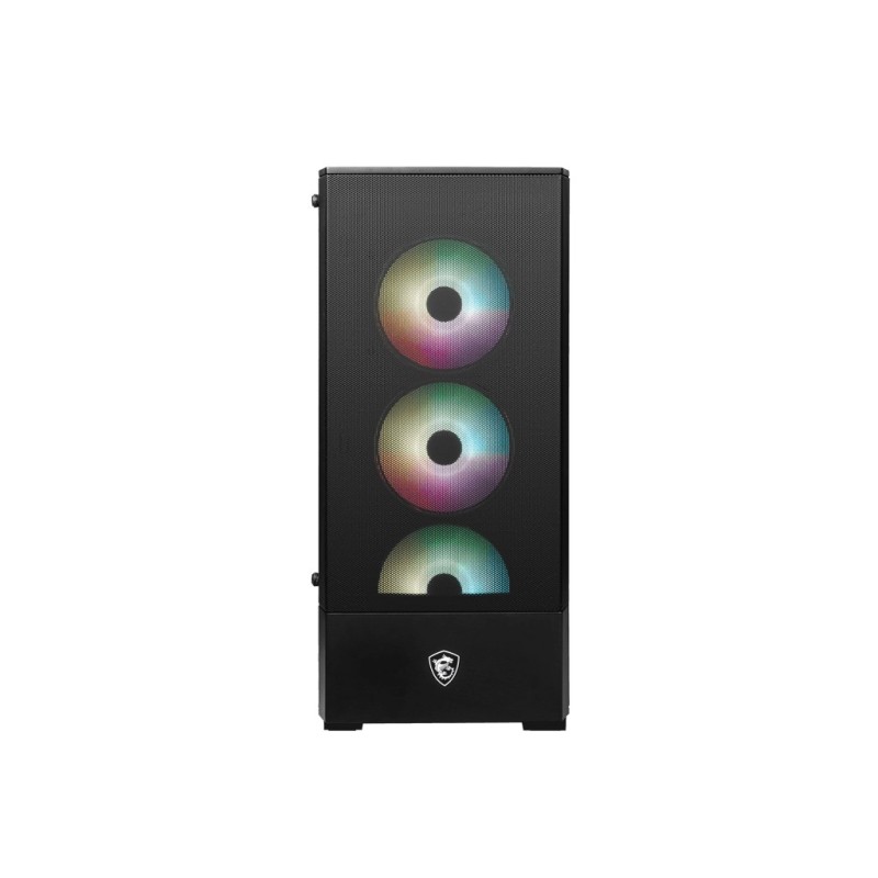 Caja ordenador gaming msi mag forge 112r atx 4 x 120mm 2 x usb 3.2 argb