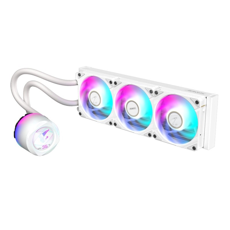 Kit refrigeracion liquida gigabyte aorus waterforce 360 argb blanco