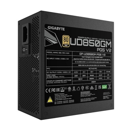 Fuente alimentacion gigabyte gp - ud850gm pg5 v2 gaming atx 850w