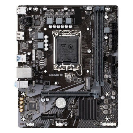 Placa Base Gigabyte H610M K DDR4 Socket 1700/ DDR4/ PCIe 4.0/ Micro ATX