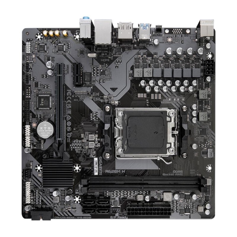 Placa Base Gigabyte A620M H Socket AM5/ DDR5/ PCIe 4.0/ Micro ATX