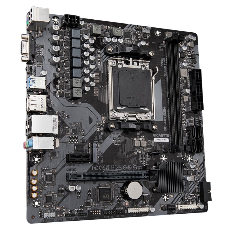 Placa base gigabyte b650m s2h 1.1 am5 matx 2xddr5