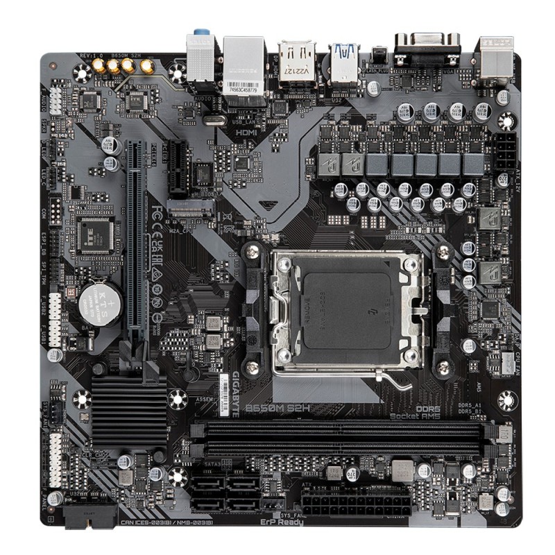 Placa base gigabyte b650m s2h 1.1 am5 matx 2xddr5