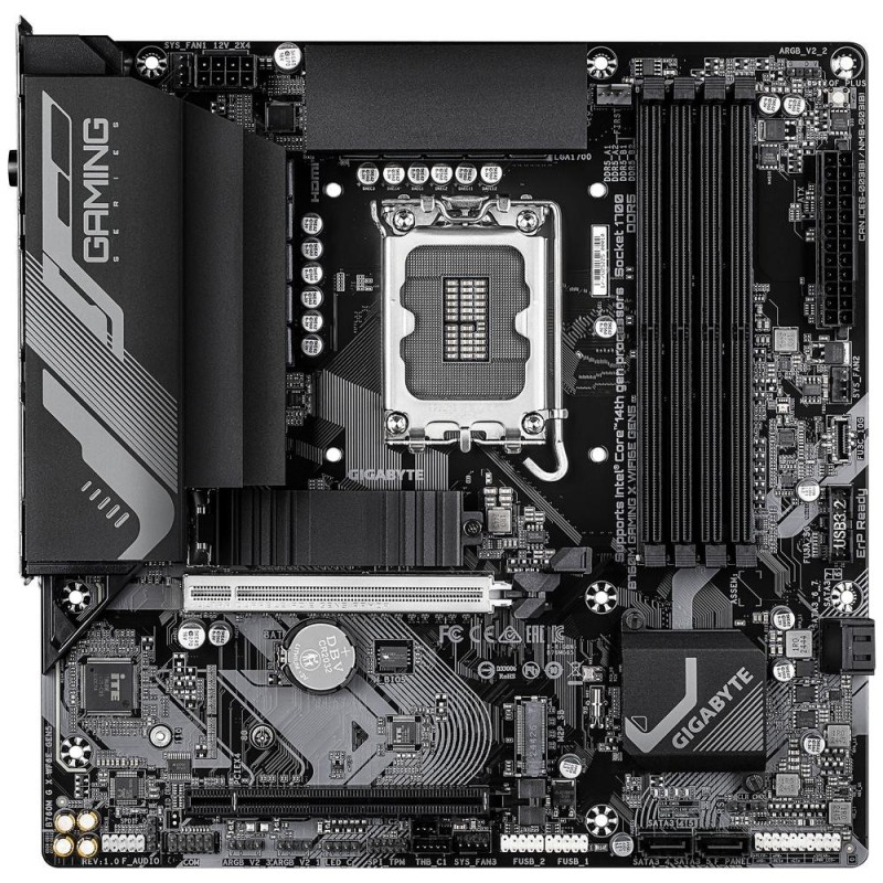 Placa base gigabyte b760m gaming x wifi6e gen5 mat - 4x ddr5