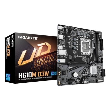 Placa Base Gigabyte H610M D3W Socket 1700/ DDR5/ PCIe 4.0/ Micro ATX
