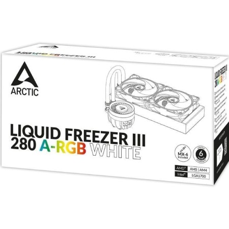 Sistema de Refrigeración Líquida Arctic Liquid Freezer III 280 A-RGB/ Blanco