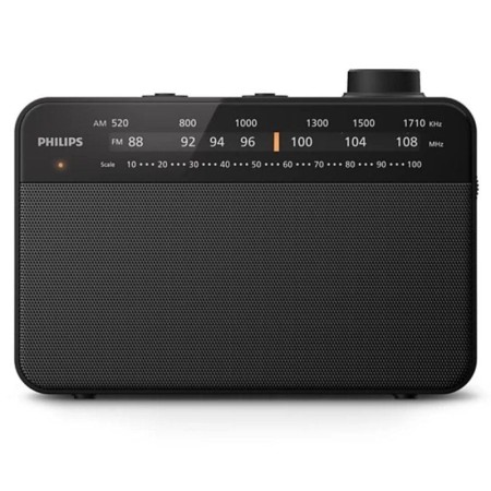 Radio Portátil Philips TAR2509/ a Pilas/ con Cable/ Negro