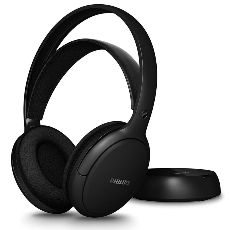 Auriculares Inalámbricos Philips SHC5200M2/ Jack 3.5/ Negros