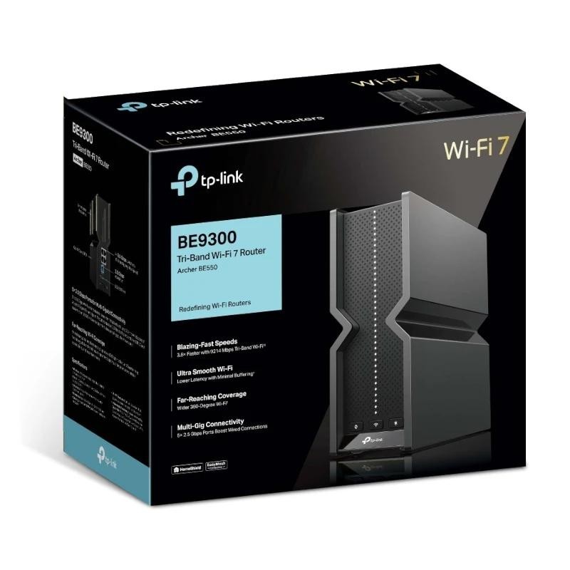 Router wifi tp - link archer be9300 tri - band 9214 mbps