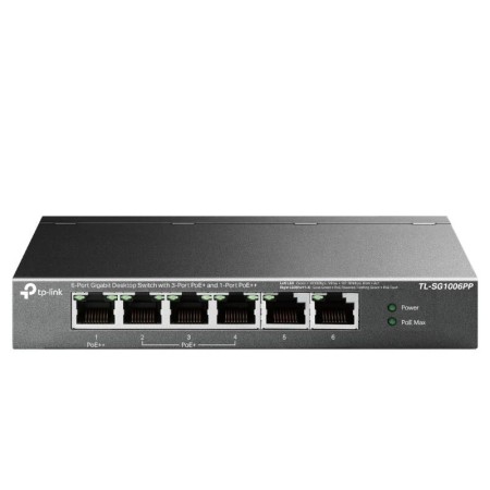 Switch TP-Link TL-SG1006PP 6 Puertos/ RJ-45 10/100/1000/ PoE++