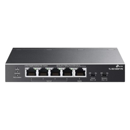 Switch TP-Link TL-SG1005P-PD 5 Puertos/ RJ-45 1/ 2.5Gbps PoE
