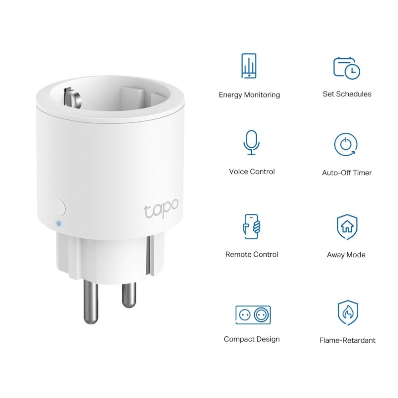 Enchufe inteligente wifi tp - link tapo p115 pack 4 unidades
