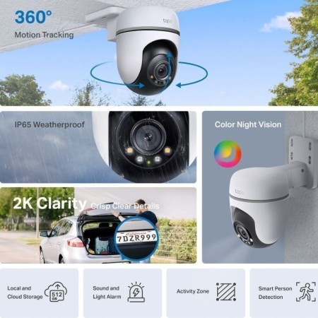 Cámara de Videovigilancia TP-Link Tapo TC41/ Visión Nocturna/ Control desde APP