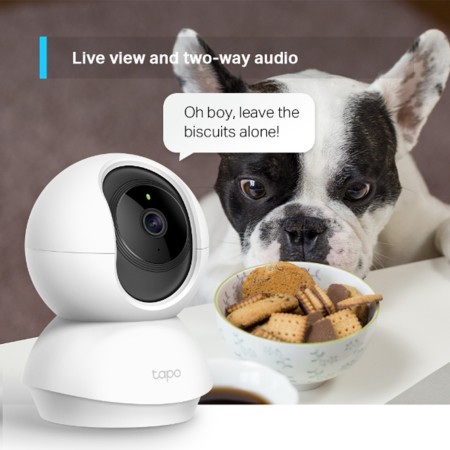 Cámara de Videovigilancia TP-Link Tapo TC70/ Visión Nocturna/ Control desde APP
