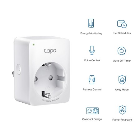 Enchufe WiFi Inteligente TP-Link Tapo P110/ Pack 2
