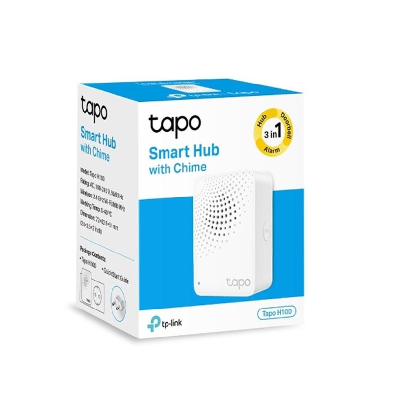 Hub inteligente tp - link tapo h100 con alarma