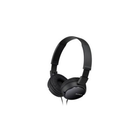 Auriculares Sony MDR-ZX110B/ Jack 3.5/ Negros