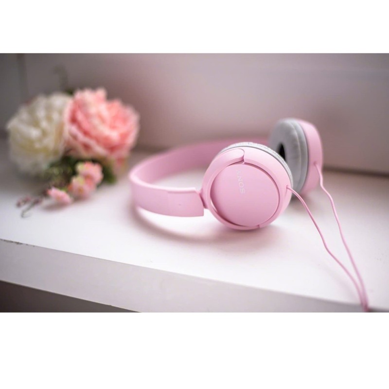 Auriculares sony mdrzx110app - rosa - pleglable - microfono