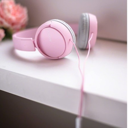 Auriculares sony mdrzx110app - rosa - pleglable - microfono